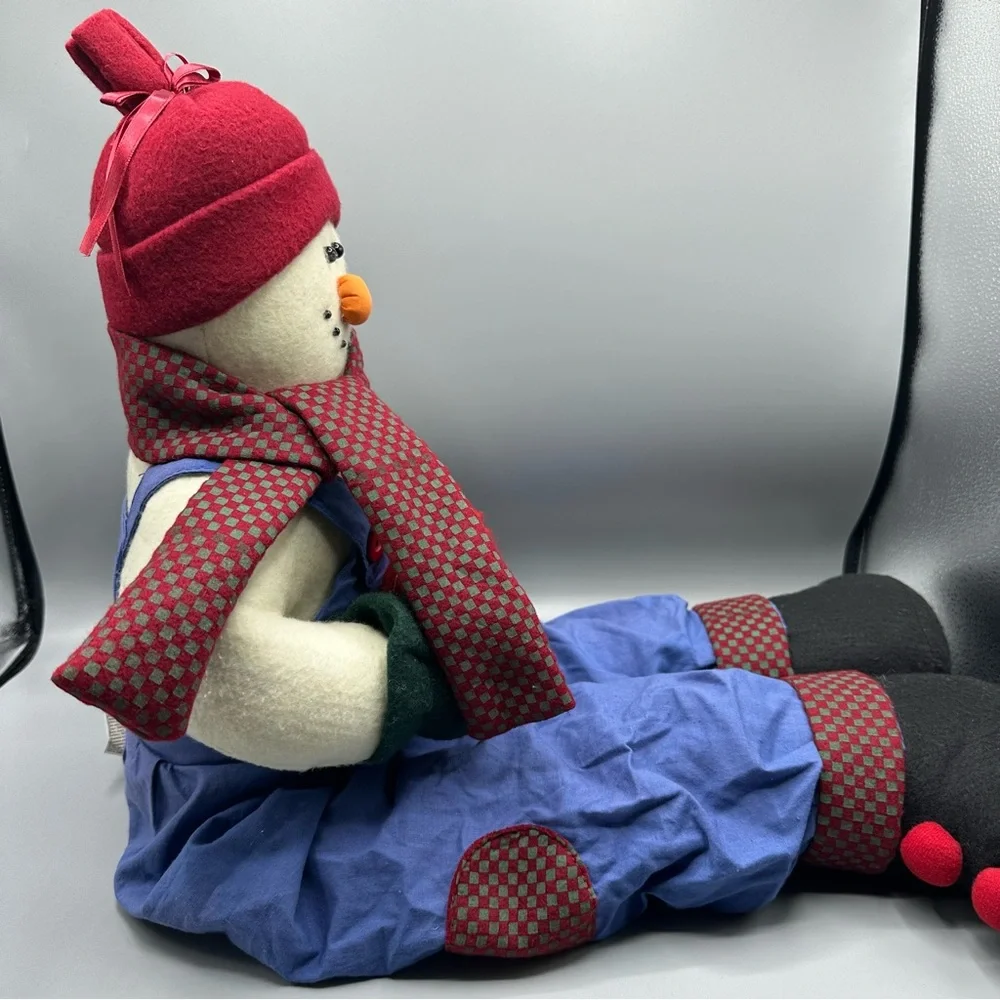 Snowman Door Draft Stopper Winter Accessories Decor